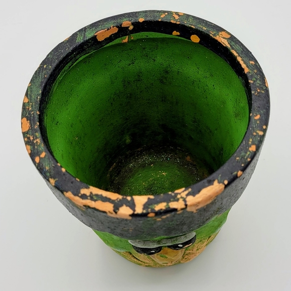 Halloween Frankenpot Hand Painted Pot - Picture 8 of 10